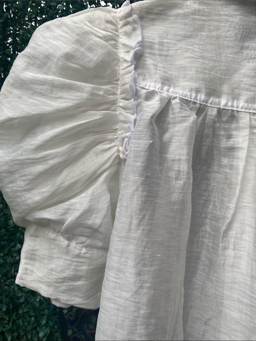 CQbyCQ blouse just beautiful size medium very roomy linen blend - Picture 7 of 8